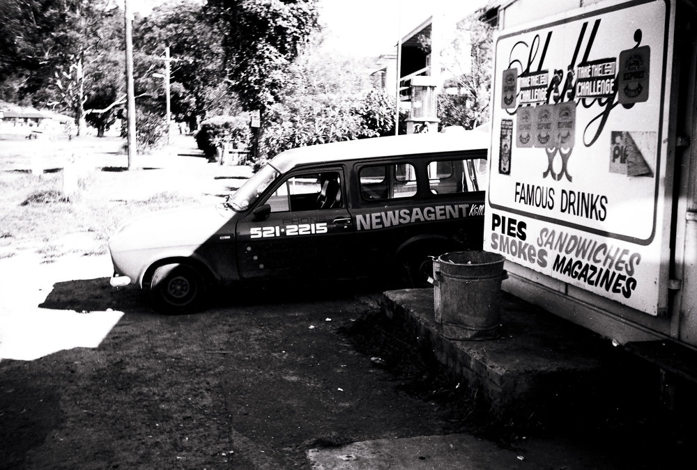 Watson's newsagent's Ford paper delivery van, Woronora, ca. 1976 