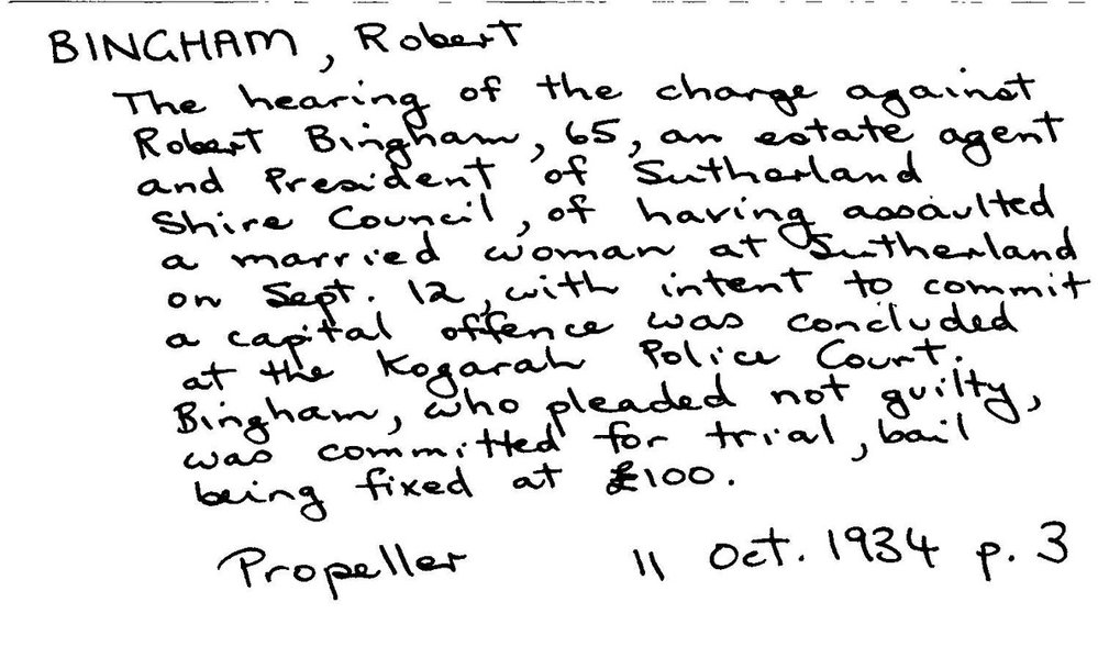 Bingham, Robert