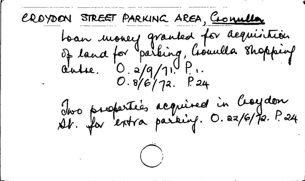 Croydon Street Parking Area, Cronulla