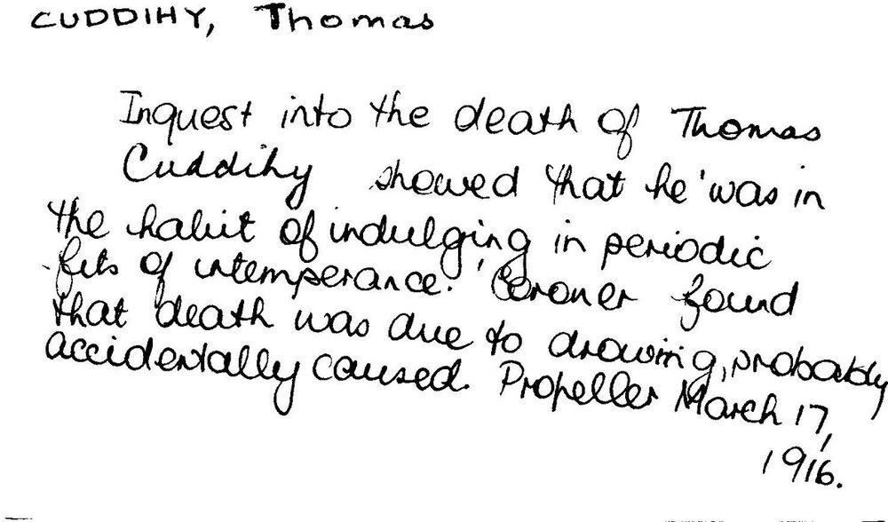 Cuddihy, Thomas