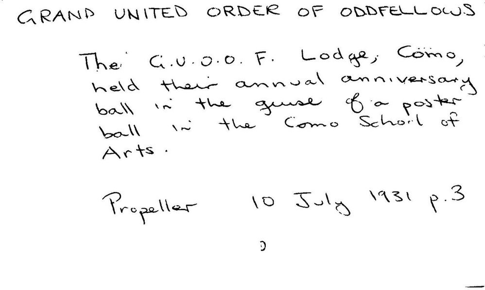 Grand United Order Of Oddfellows