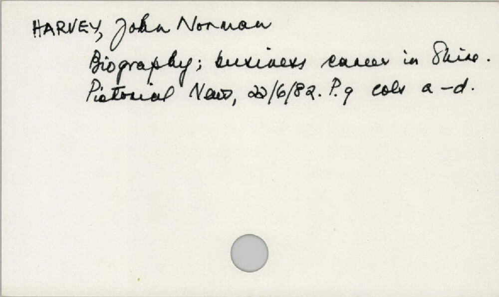 Harvey, John Norman