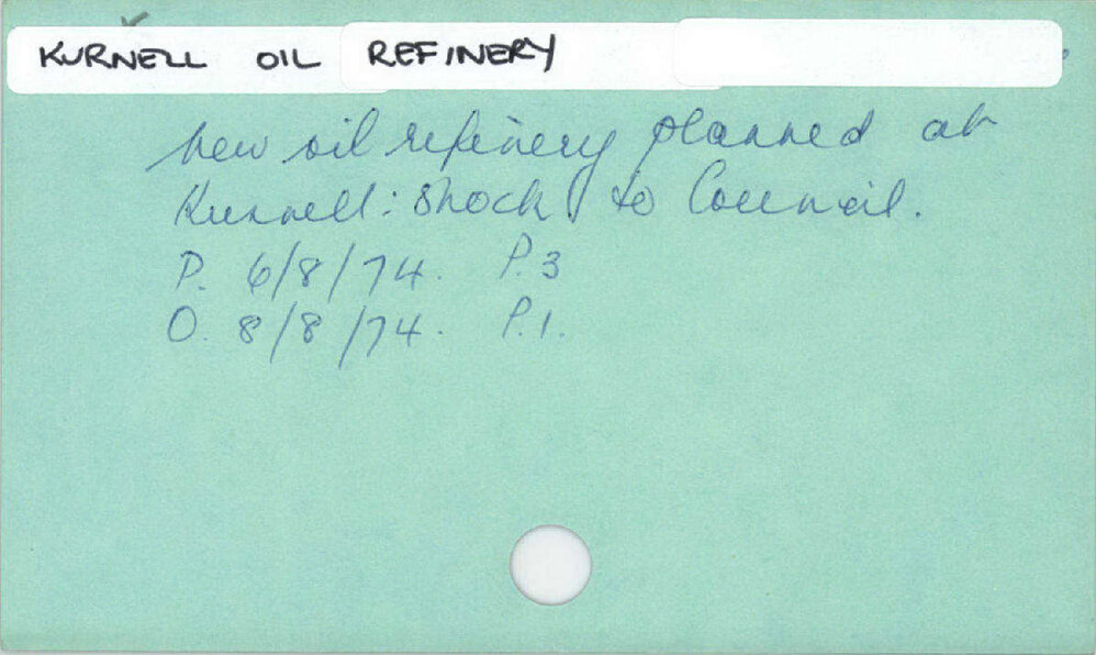 Kurnell Oil Refinery