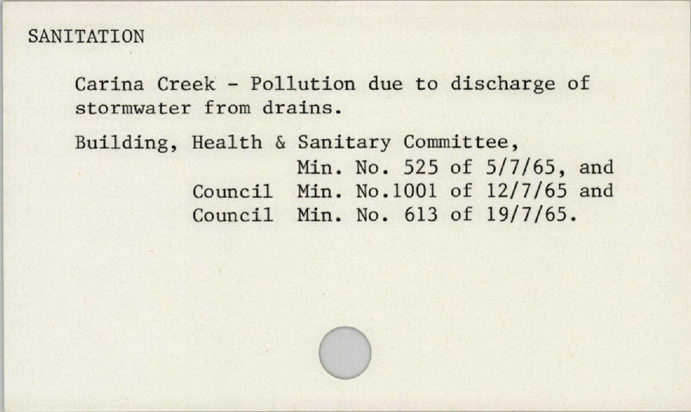 Sanitation