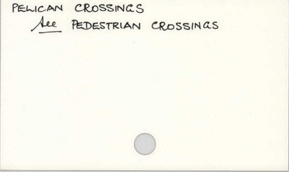 Pelican Crossings