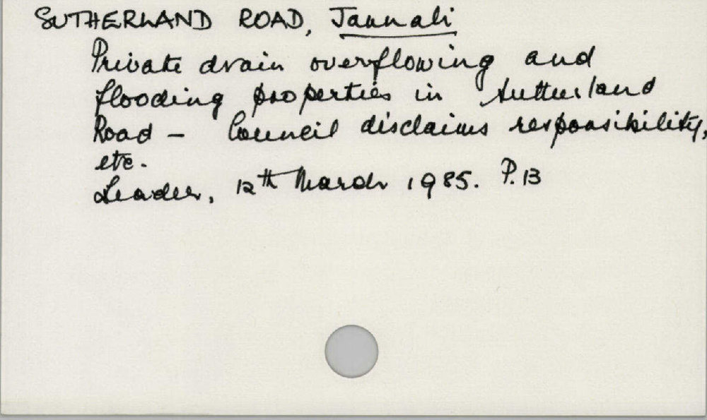Sutherland Road, Jannali