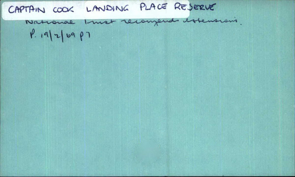 Captain Cook Landing Place Reserve