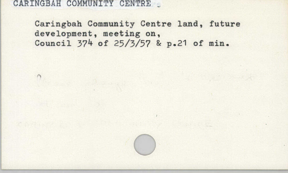 Caringbah Community Centre