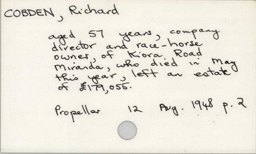 Cobden, Richard