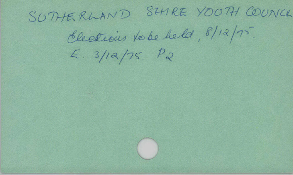 Sutherland Shire Youth Council