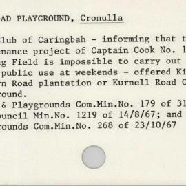 Kurnell Road Playground, Cronulla