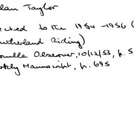 Benn, Alan Taylor