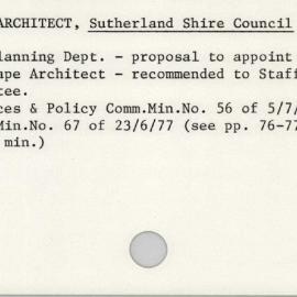 Landscape Architect, Sutherland Shire Council