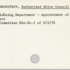 Landscape Architect, Sutherland Shire Council