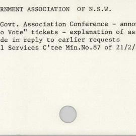 Local Government Association Of N.S.W.