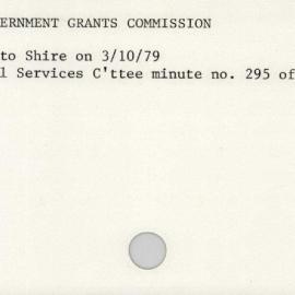 Local Government Grants Commission