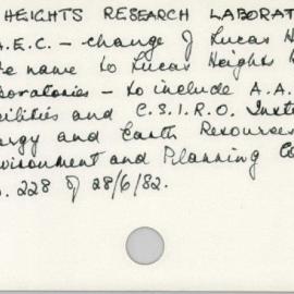 Lucas Heights Research Laboratories