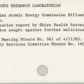 Lucas Heights Research Laboratories