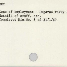 Lugarno Ferry 1965 - 1972