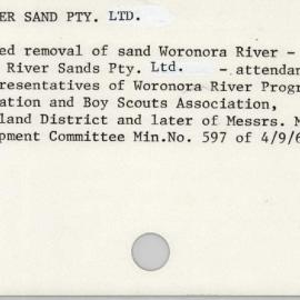 Macare River Sand Pty. Ltd.