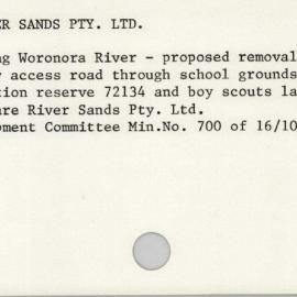 Macare River Sands Pty. Ltd.