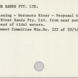 Macare River Sands Pty. Ltd.