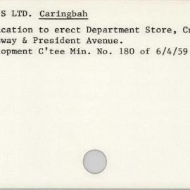 Mcdowell'S Ltd. Caringbah
