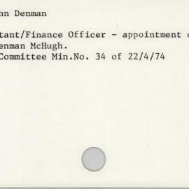 Mchugh, John Denman