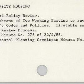 Medium Density Housing