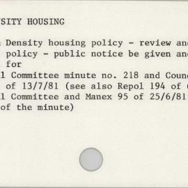 Medium Density Housing