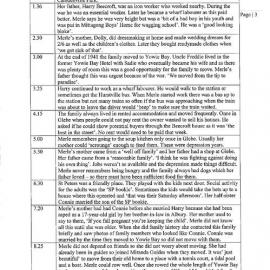 Merle Kavanagh Interview Log Sheet