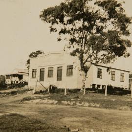 Como School of Arts during construction, ca. 1925-1926