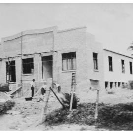 Como School of Arts during construction, ca. 1925-1926