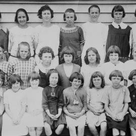 Saint Patrick's Primary School students, girls, ca. 1926