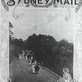 Royal National Park, view of people walking down the hill, ca. 1909