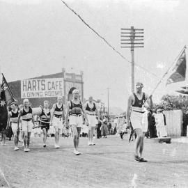 Peace march through the streets of Cronulla, ca. 1918