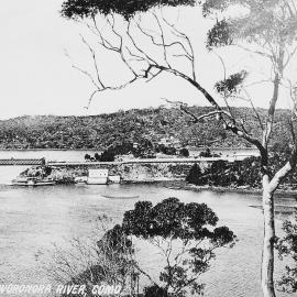 Como Railway Bridge, showing junction of Georges and Woronora Rivers, ca. 1900s