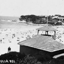Cronulla Beach South looking south, and Cronulla Beach North, ca. early 1900s