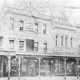 Wigzell shop, Oxford Street Sydney, ca. 1880s