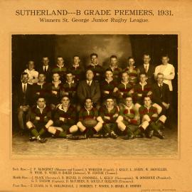 Winners of the St George Junior Rugby League competition, 1931 