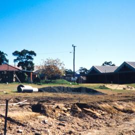 Rear of the public school buildings built in Gerald Road Illawong