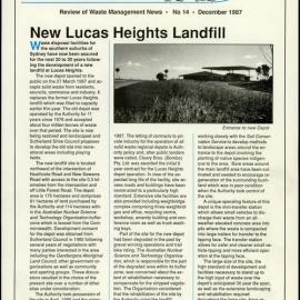 Lucas Heights Waste Management Centre [Folder 3]