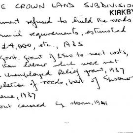 Engadine Crown Land Subdivision