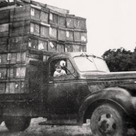 Delardes family Chevrolet truck, Menai, 1948