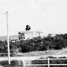 View over bushland to Cronulla Public School