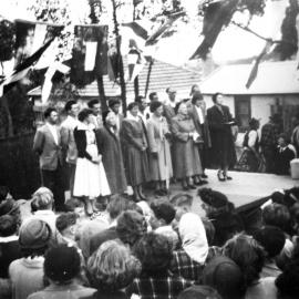 West Sydney Singers at the Henry Lawson Concert, West Como, 18 September 1955