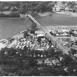 Aerial views of Woronora River Bridge, 1970-1978