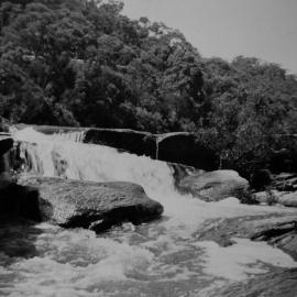 Cascades in Heathcote Creek, 1960