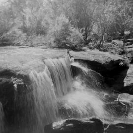 Lower Kingfisher Falls near Waterfall Station, Heathcote Creek, 1961