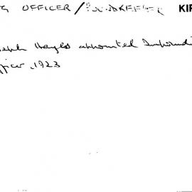 Impounding Officer/Poundkeeper